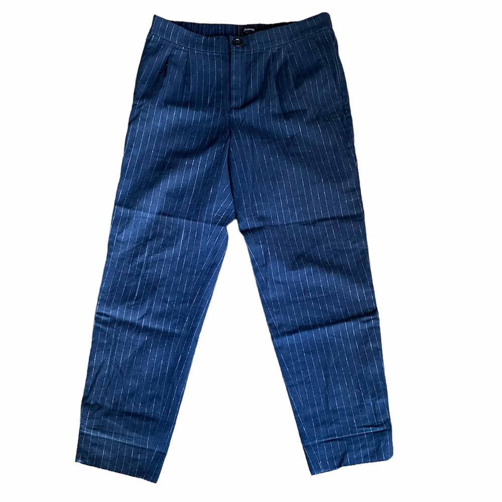 *SOLD* Madewell Pinstripe Track Trousers